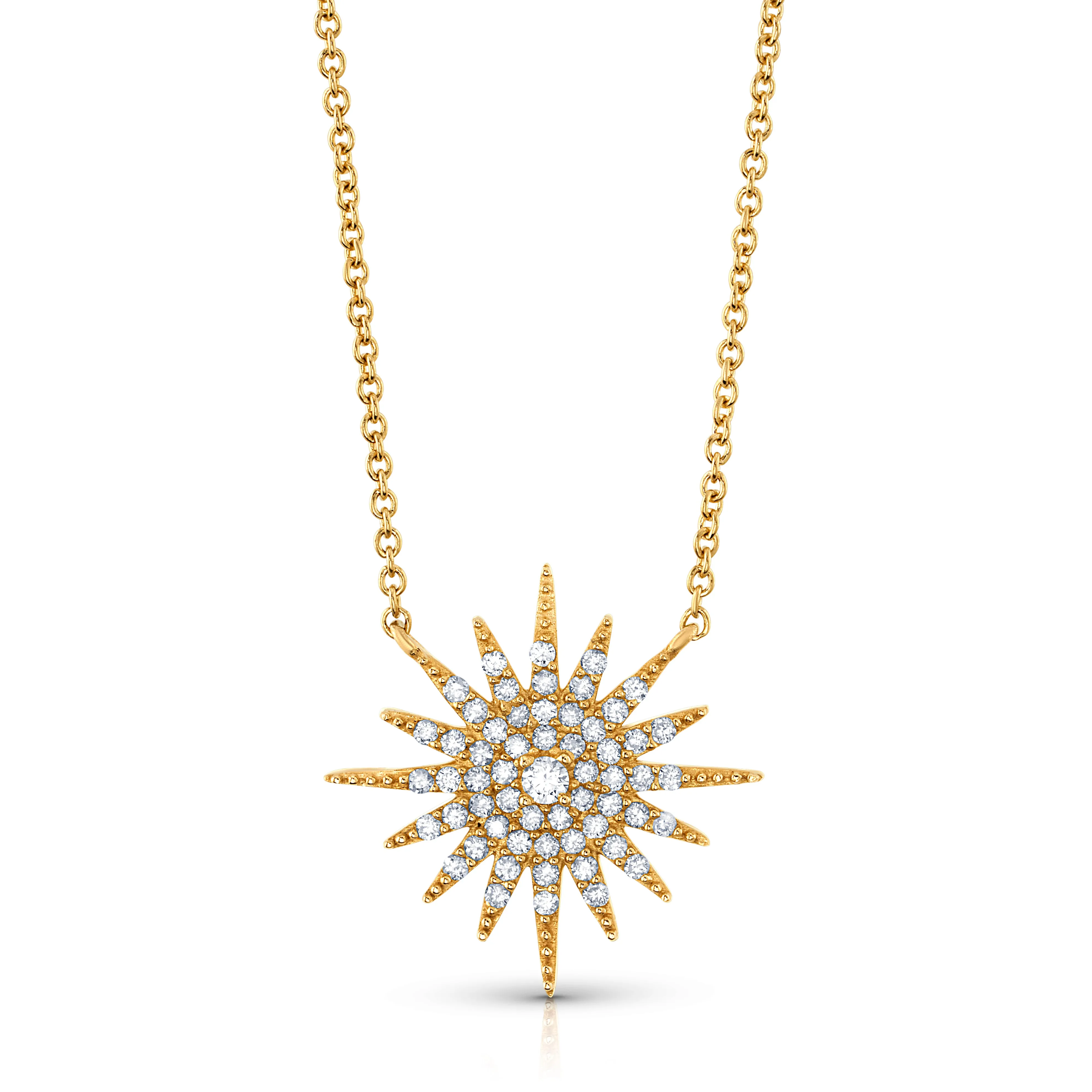 LUMINOUS STAR NECKLACE, 14kt Gold