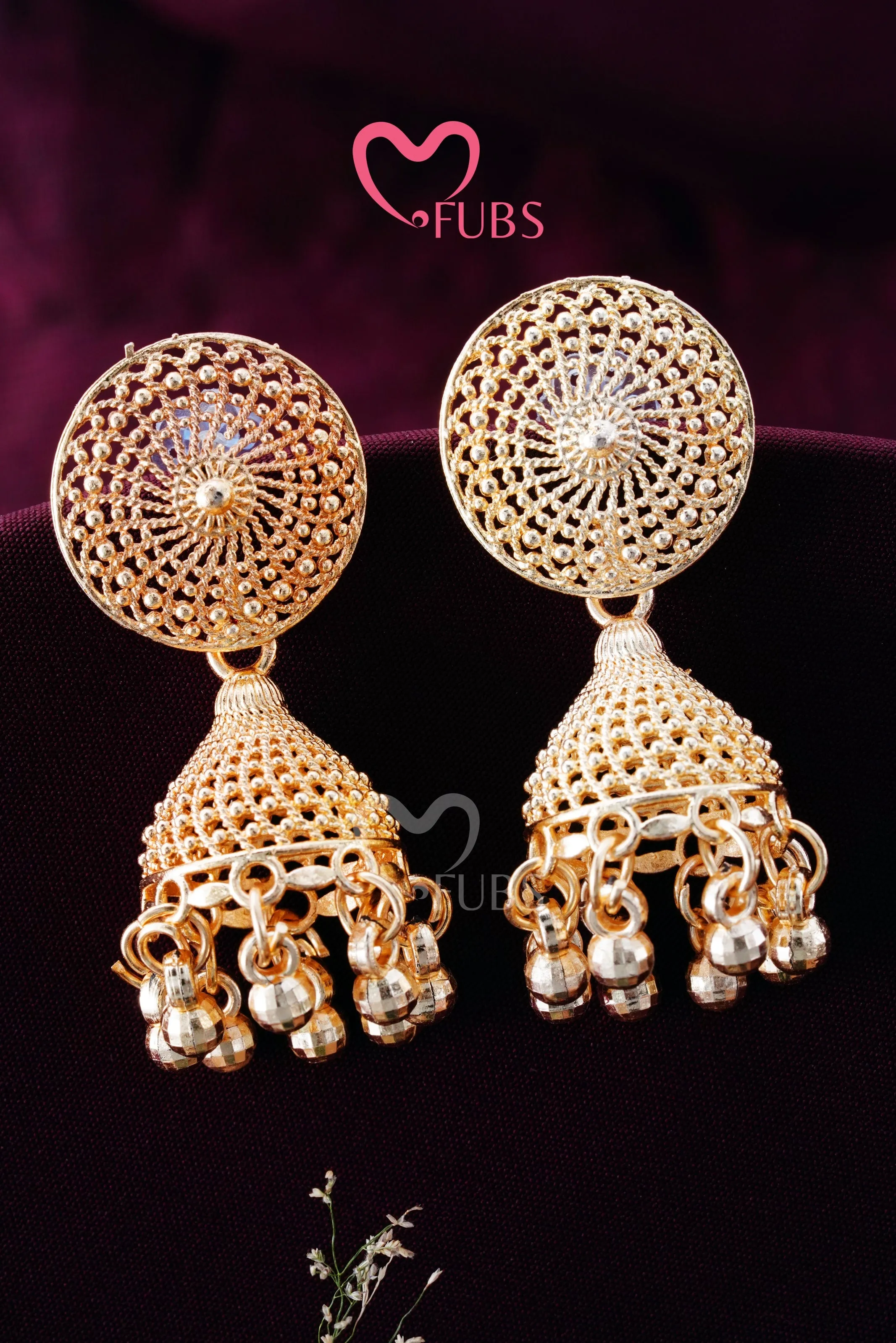 Majestic Coin Jhumkas