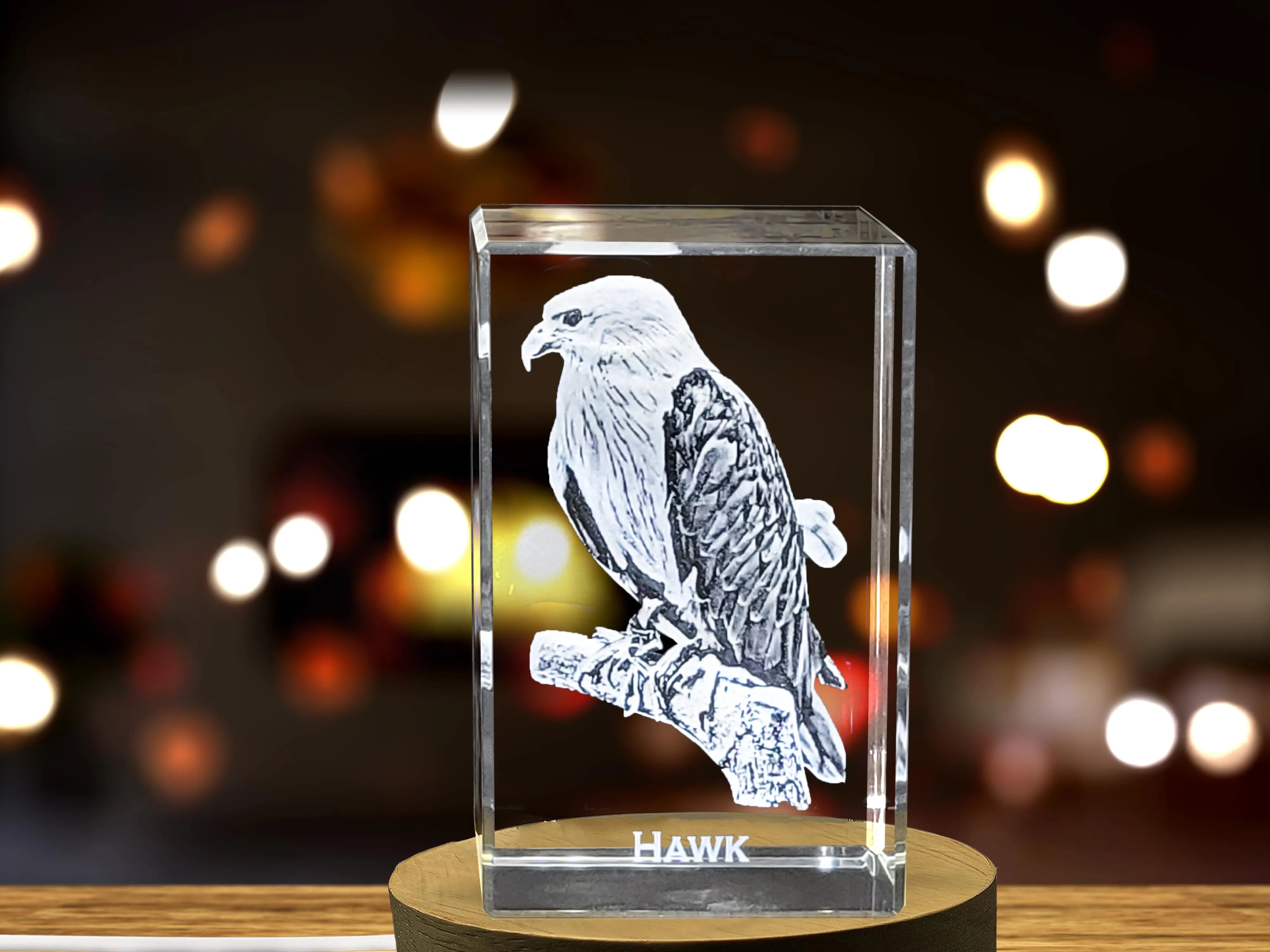 Majestic Hawk Crystal Carvings | Exquisite Gems Etched with Aerial Hunters