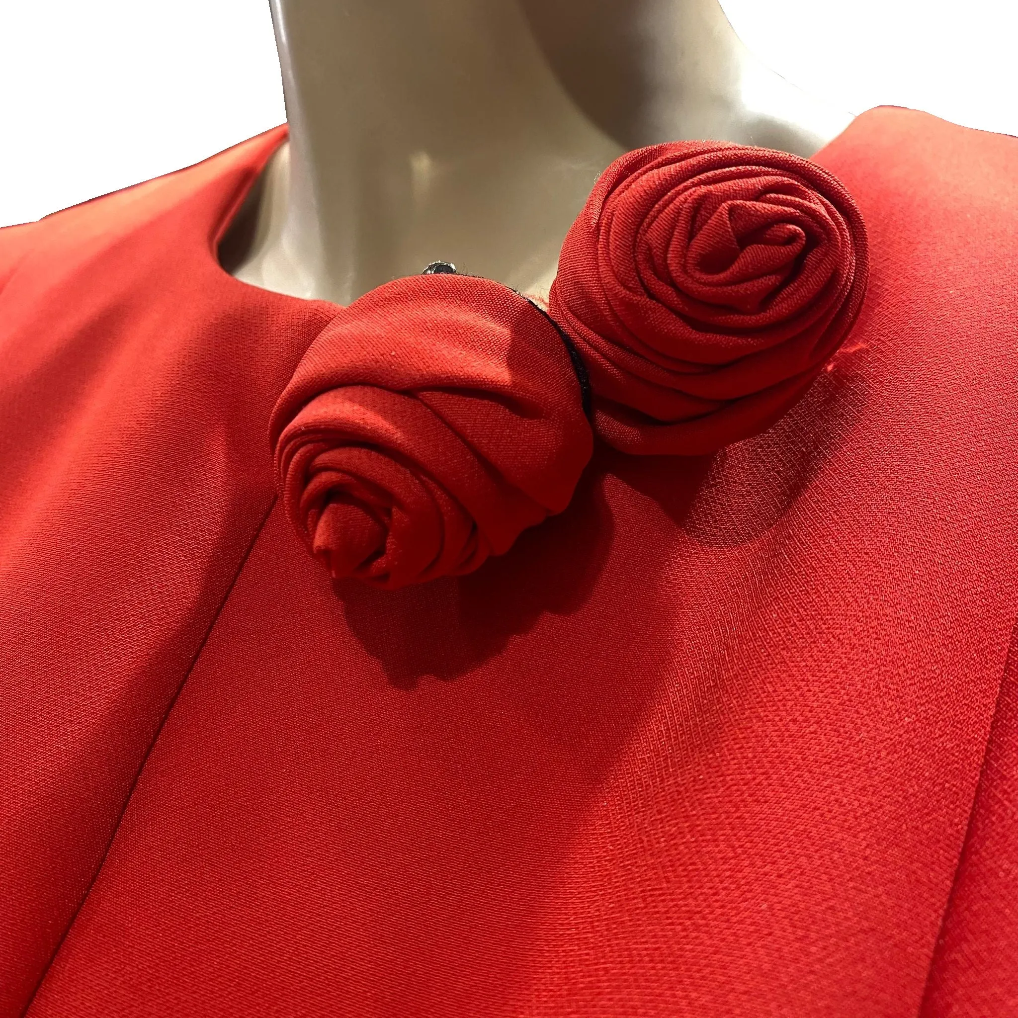 Maryley abito smanicato da donna 24IB301/M15 rosso