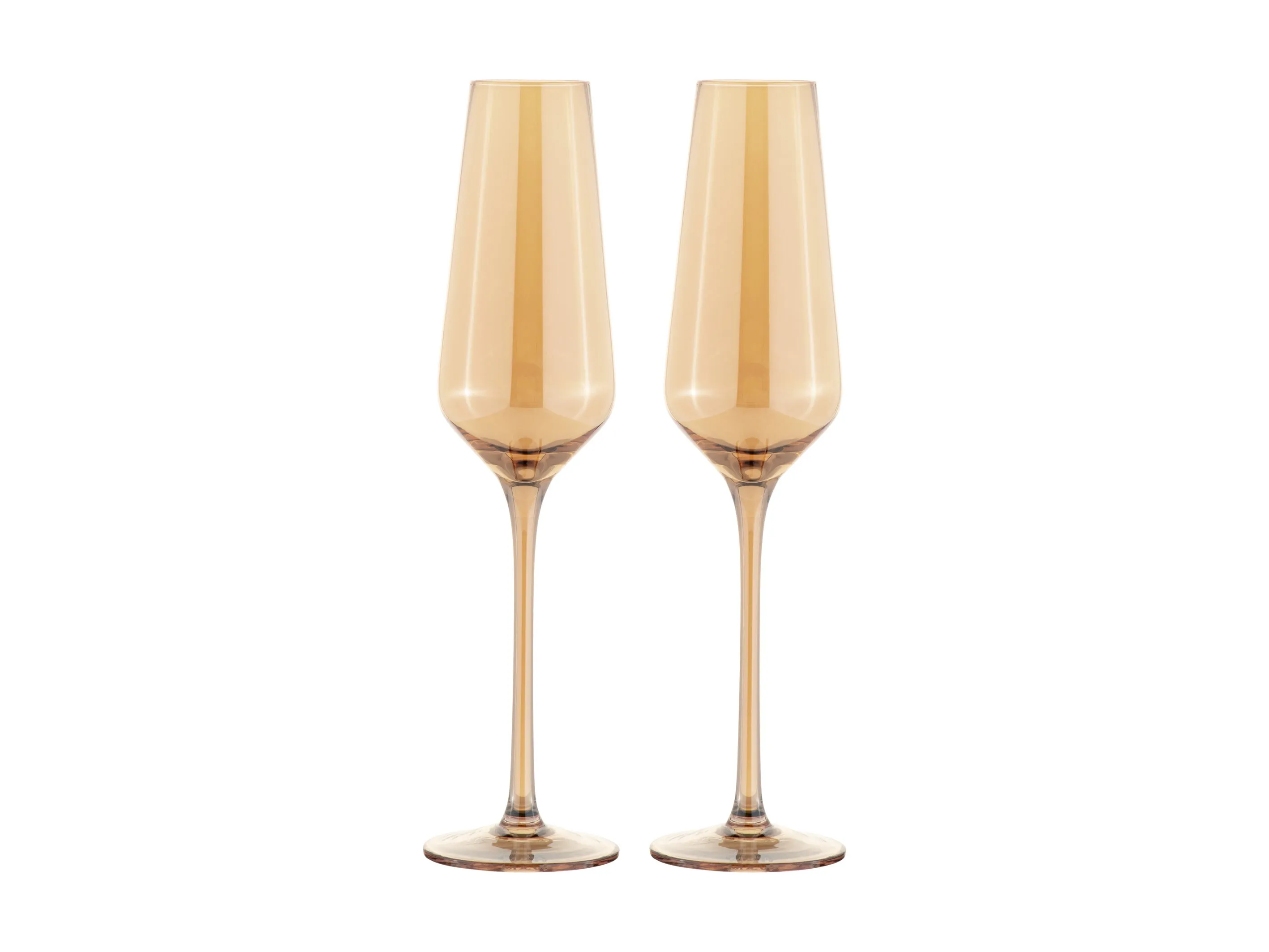Maxwell & Williams Glamour Flute Set of 2 - Gold
