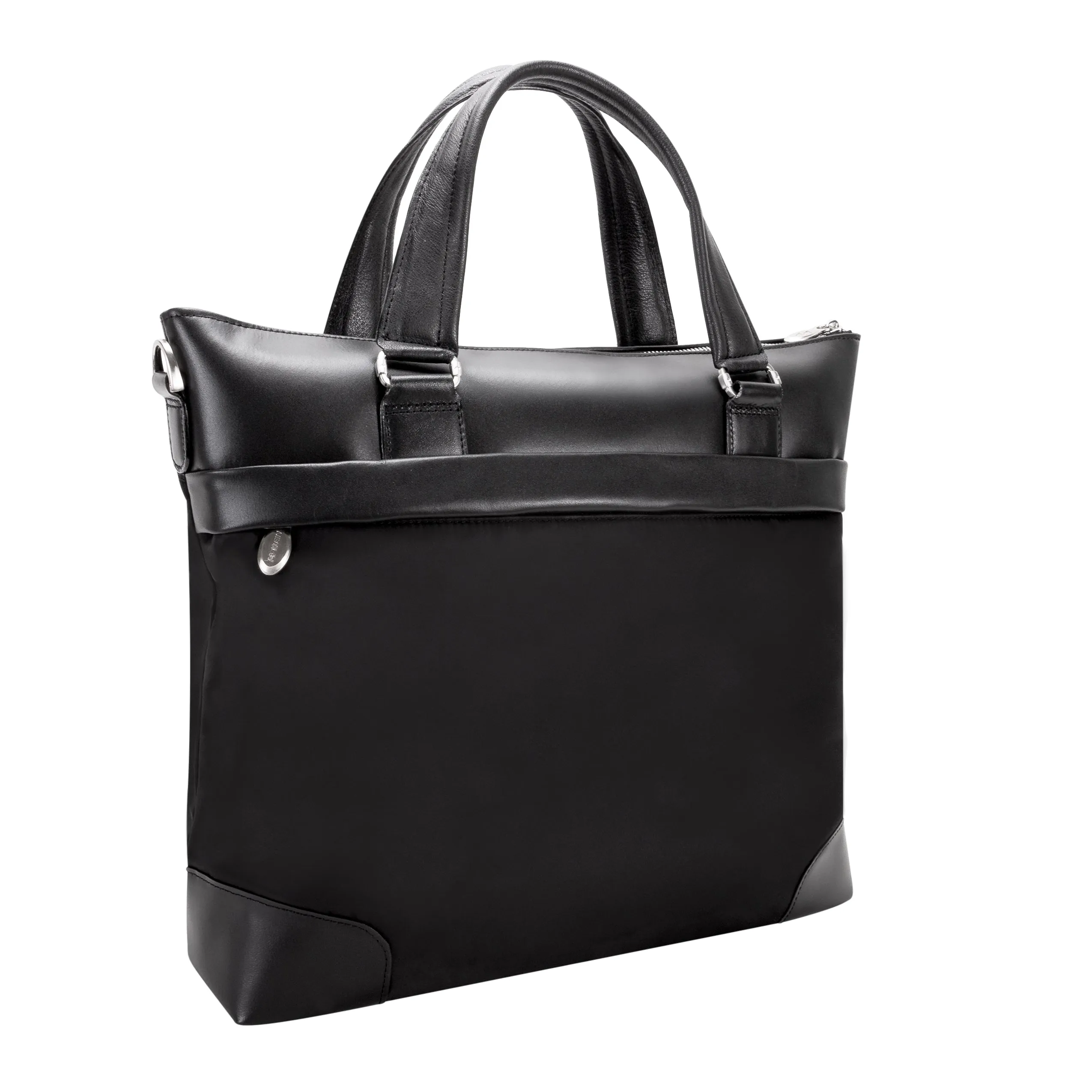 McKlein EASTWARD 17" Nylon Slim Laptop Briefcase