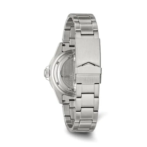 Mens Charles Hubert Stainless Steel Blue Dial Diver Watch