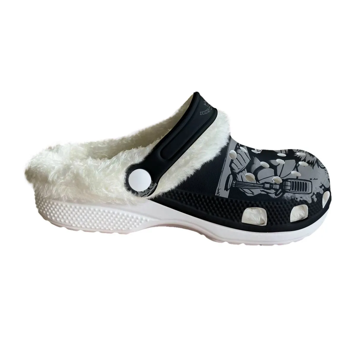 Men's Classic Clogs with Fleece lion Podcaster