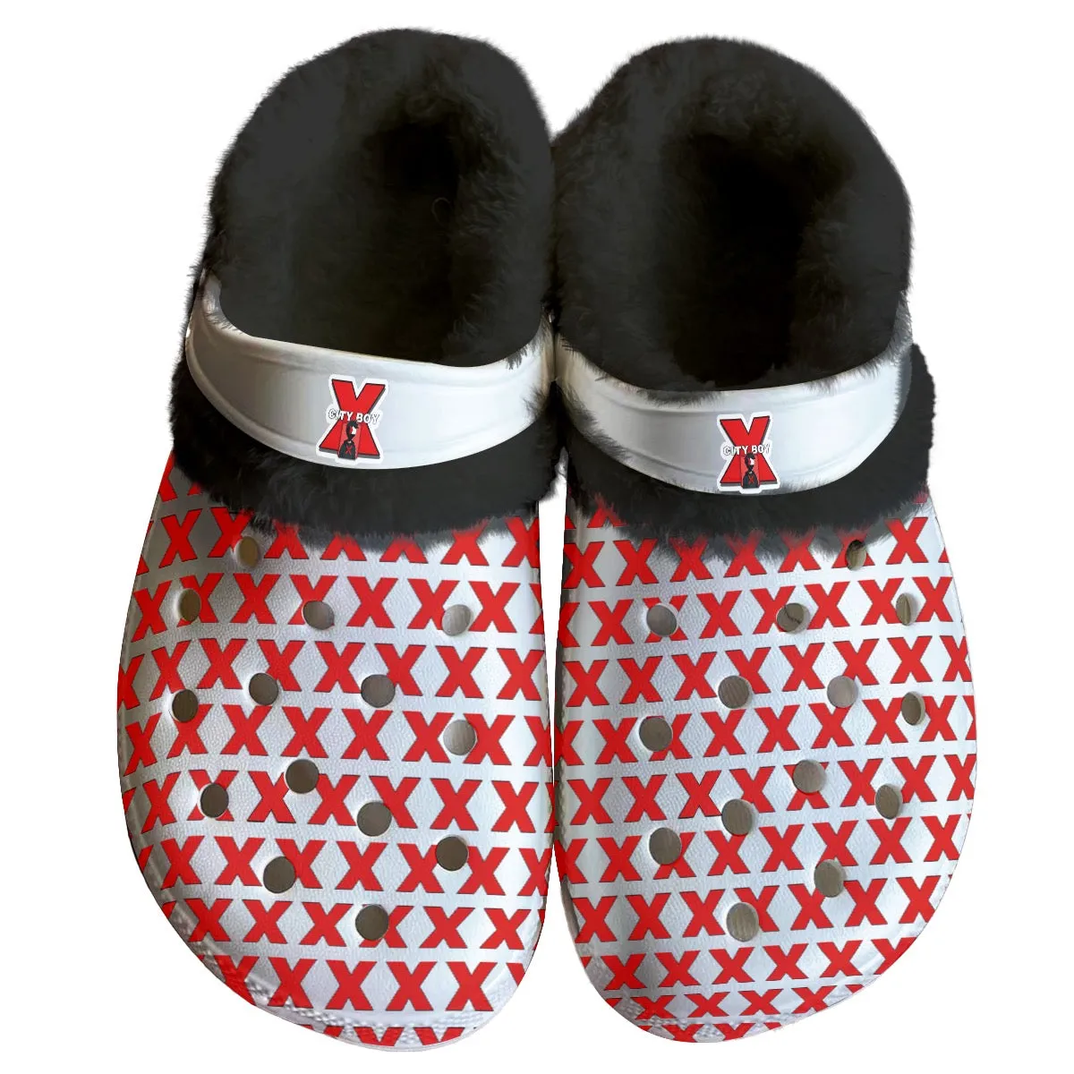 Men's Classic Clogs with Fleece X5 cityboy print