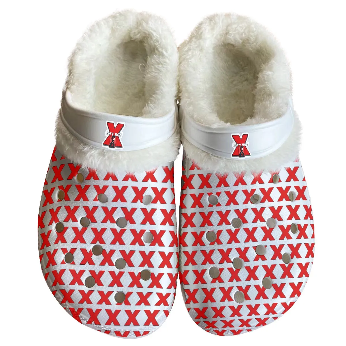 Men's Classic Clogs with Fleece X5 cityboy print