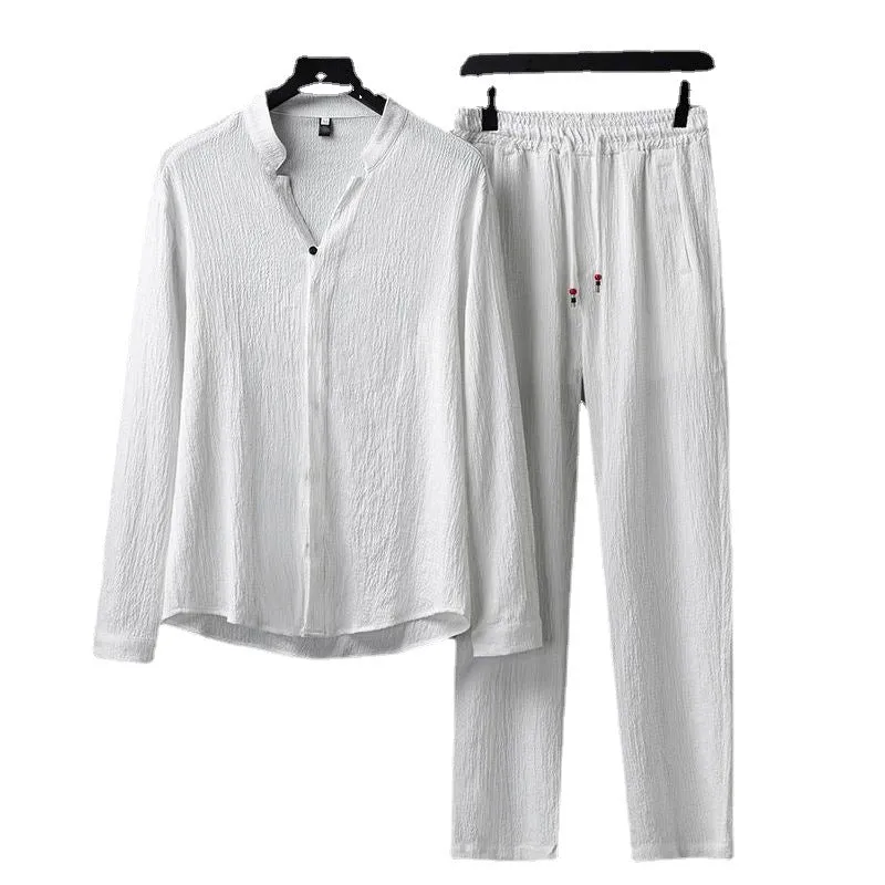 Men's Tang Style  2-pc Suit Plus Size