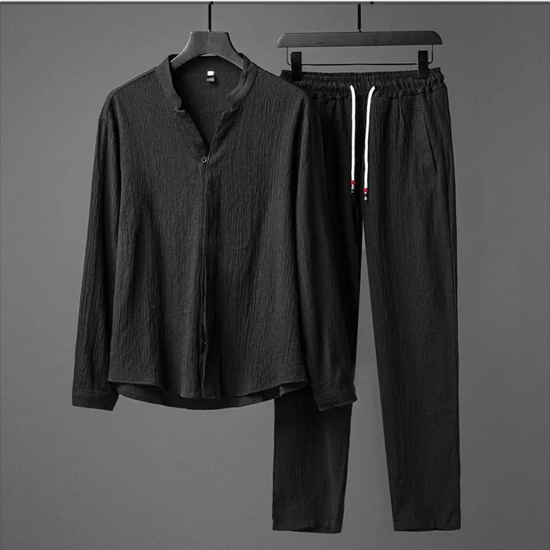 Men's Tang Style  2-pc Suit Plus Size