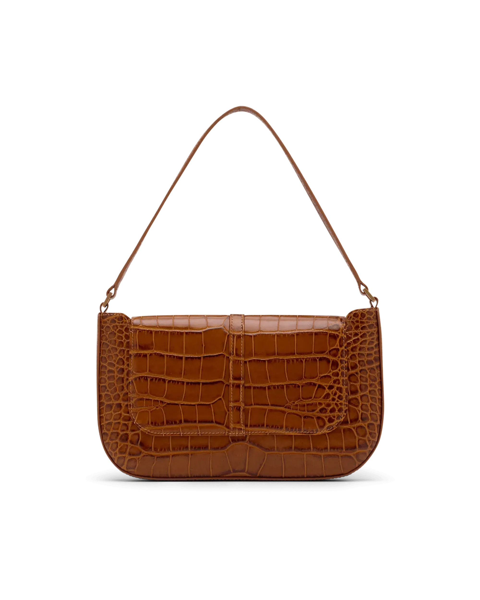 Miranda Croc-Effect Shoulder Bag