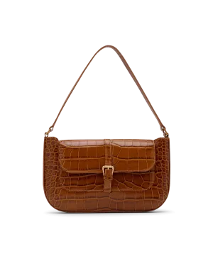Miranda Croc-Effect Shoulder Bag