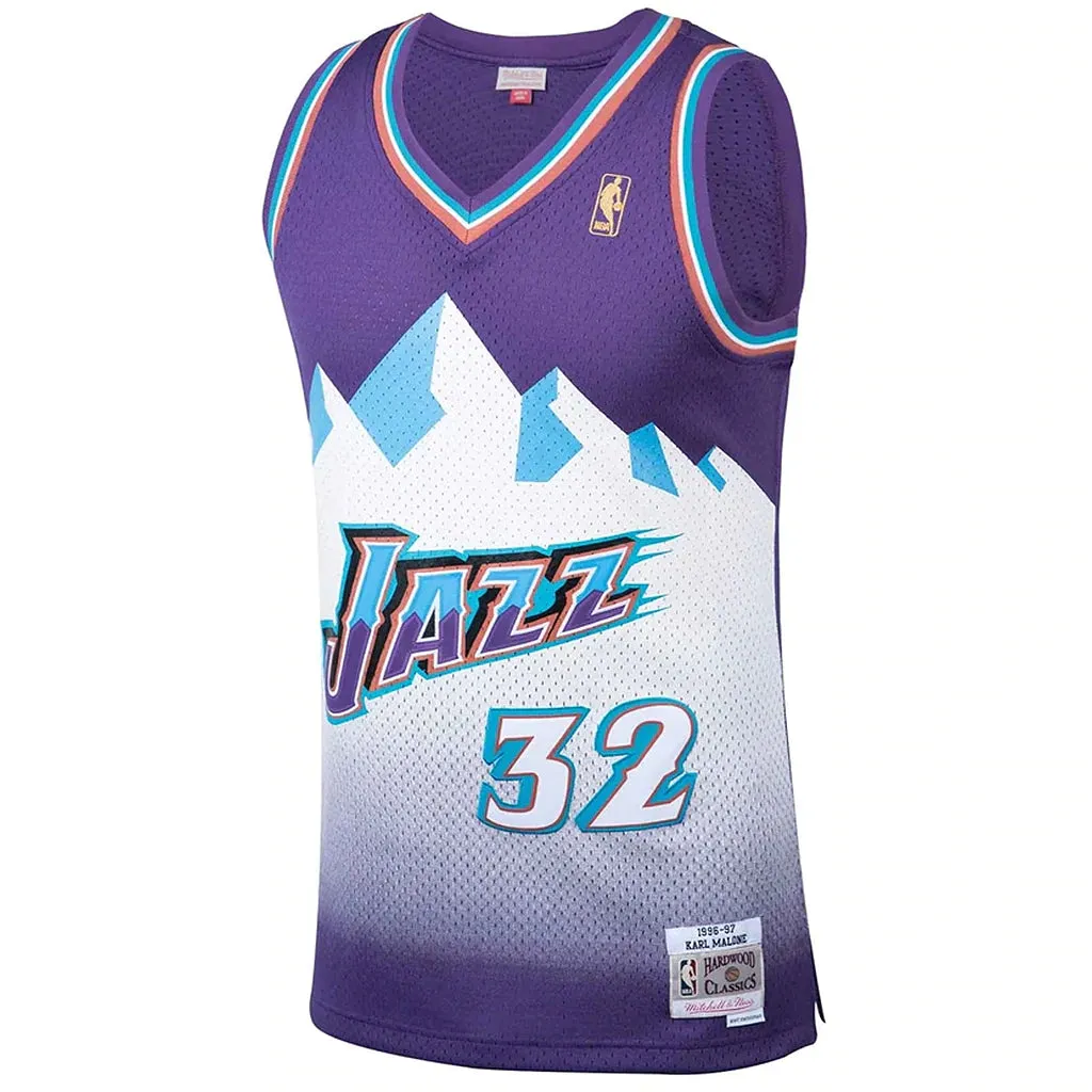 Mitchell & Ness - Utah Jazz, Karl Malone 96-97 Home NBA Swingman Jersey