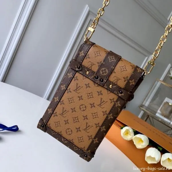 Monogram Canvas Phone Holder Mini Bag M63913 Monogram 2019 Collection