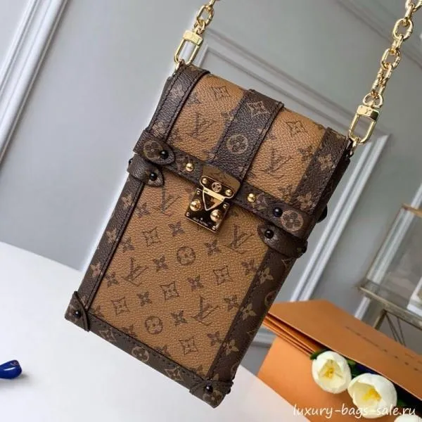 Monogram Canvas Phone Holder Mini Bag M63913 Monogram 2019 Collection