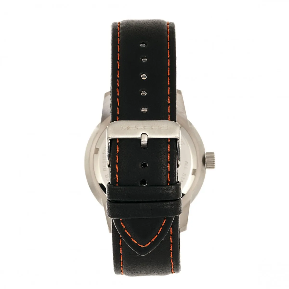 Morphic M71 Series Leather-Band Watch w/Date