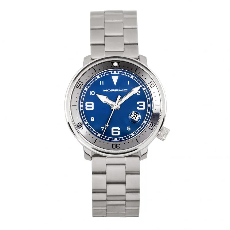 Morphic M74 Series Bracelet Watch w/Magnified Date Display