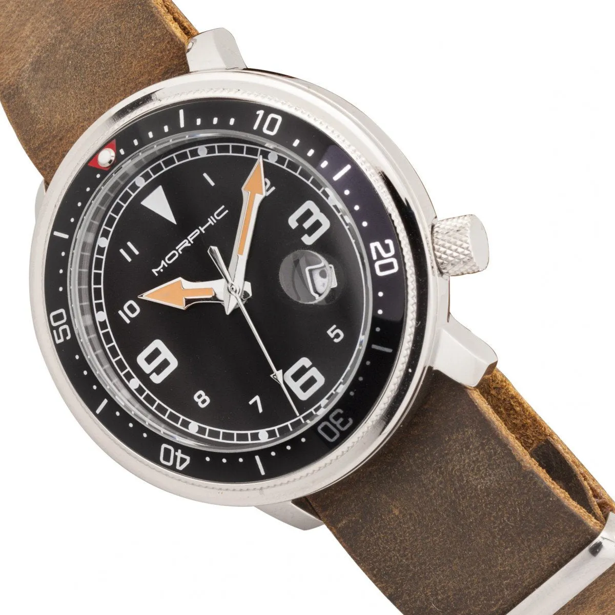 Morphic M74 Series Bracelet Watch w/Magnified Date Display