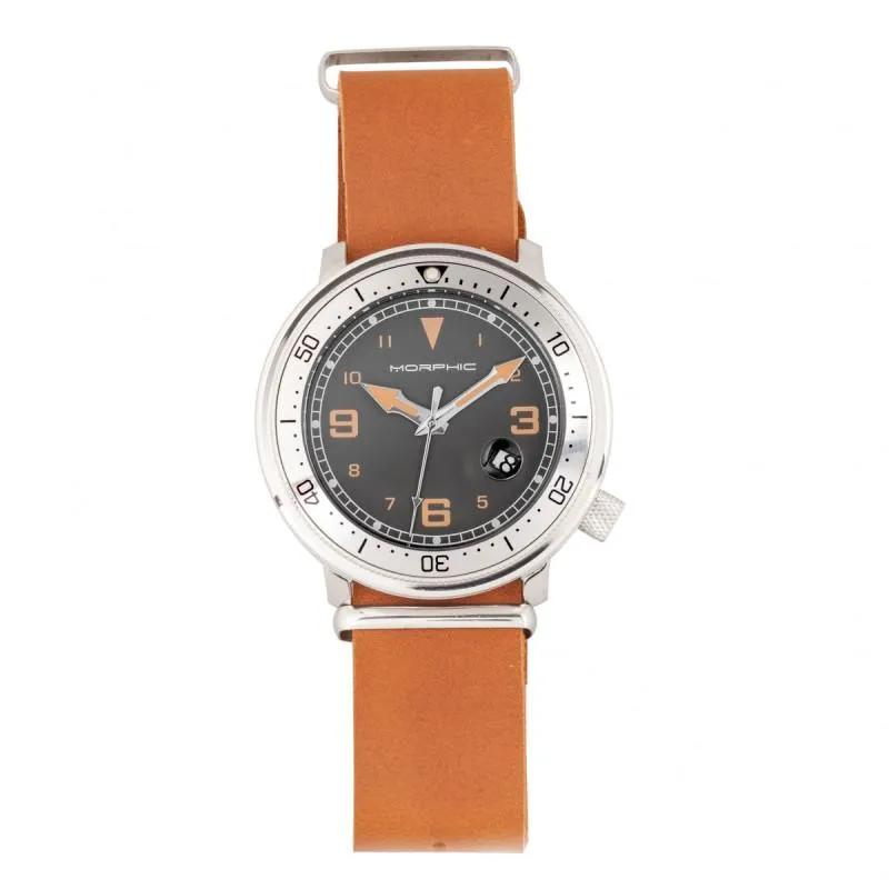 Morphic M74 Series Bracelet Watch w/Magnified Date Display