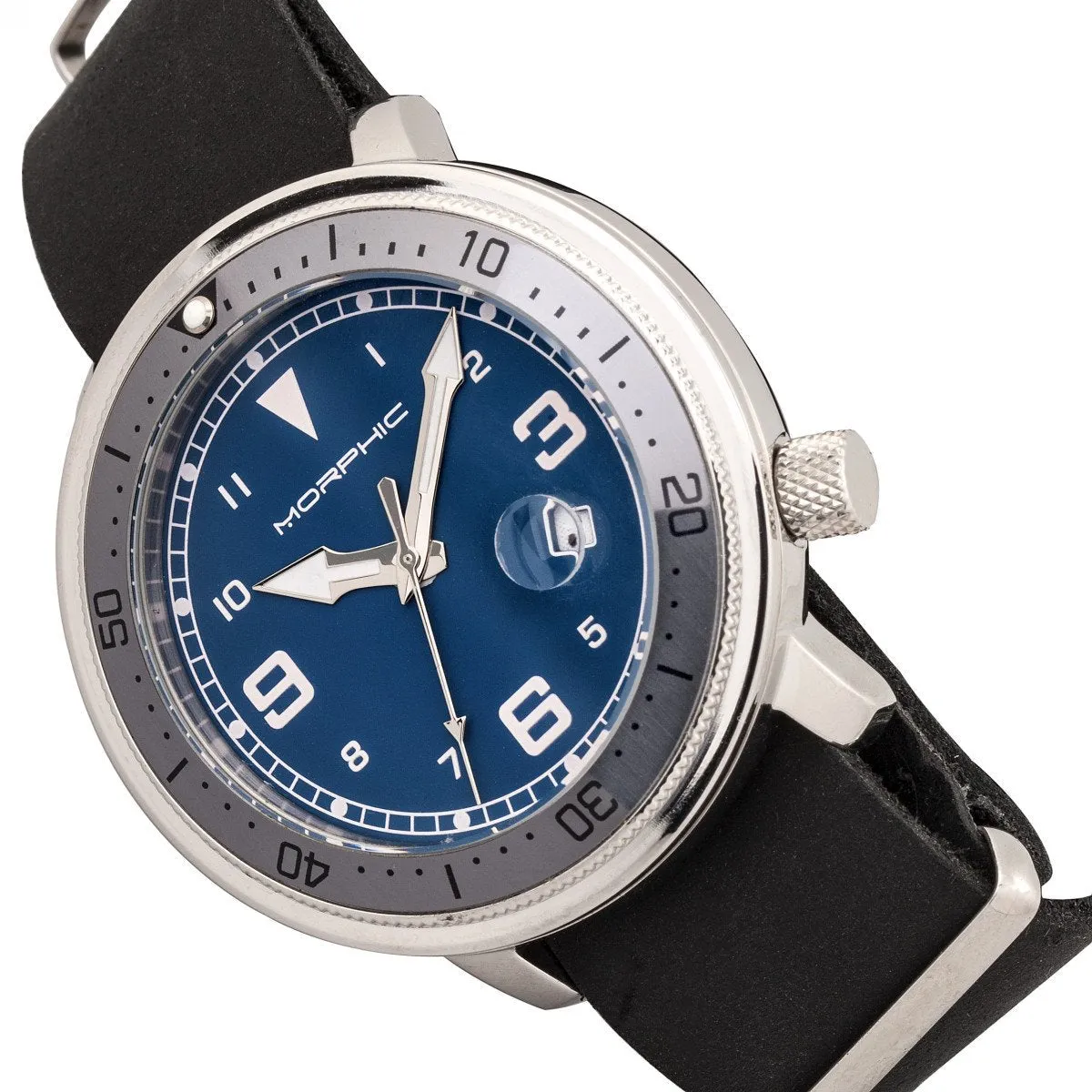 Morphic M74 Series Bracelet Watch w/Magnified Date Display