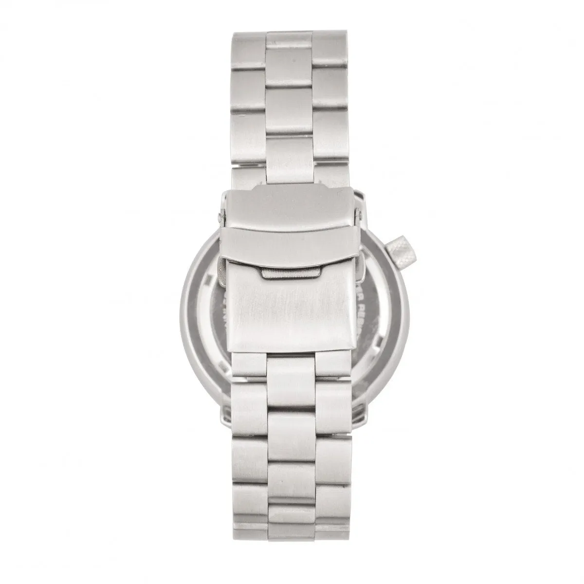 Morphic M74 Series Bracelet Watch w/Magnified Date Display