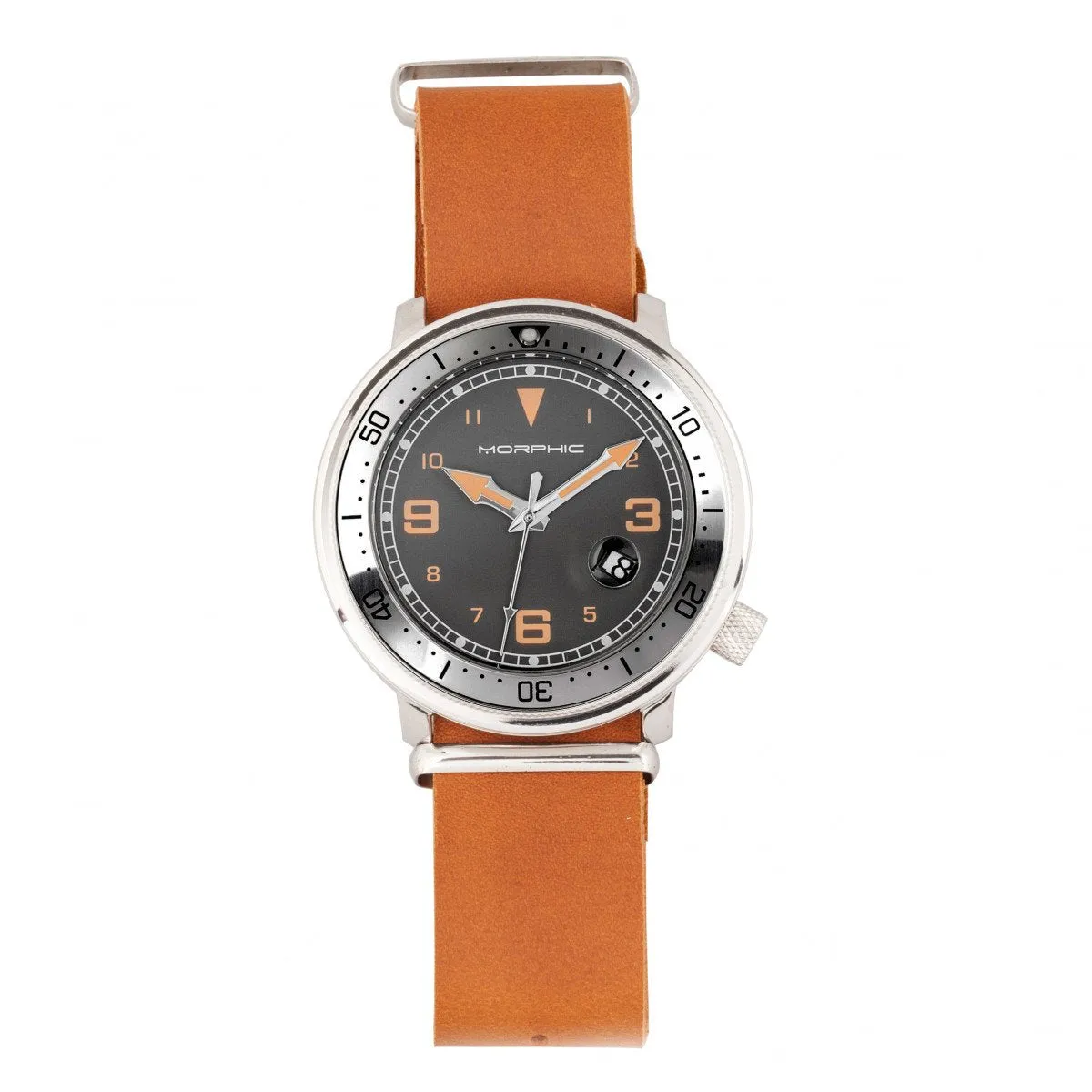 Morphic M74 Series Bracelet Watch w/Magnified Date Display