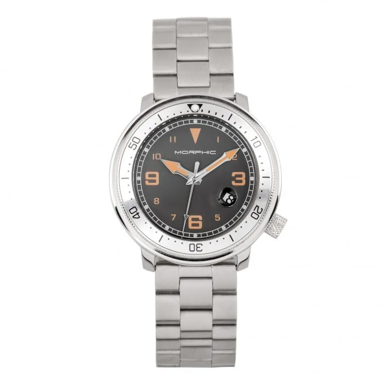 Morphic M74 Series Bracelet Watch w/Magnified Date Display