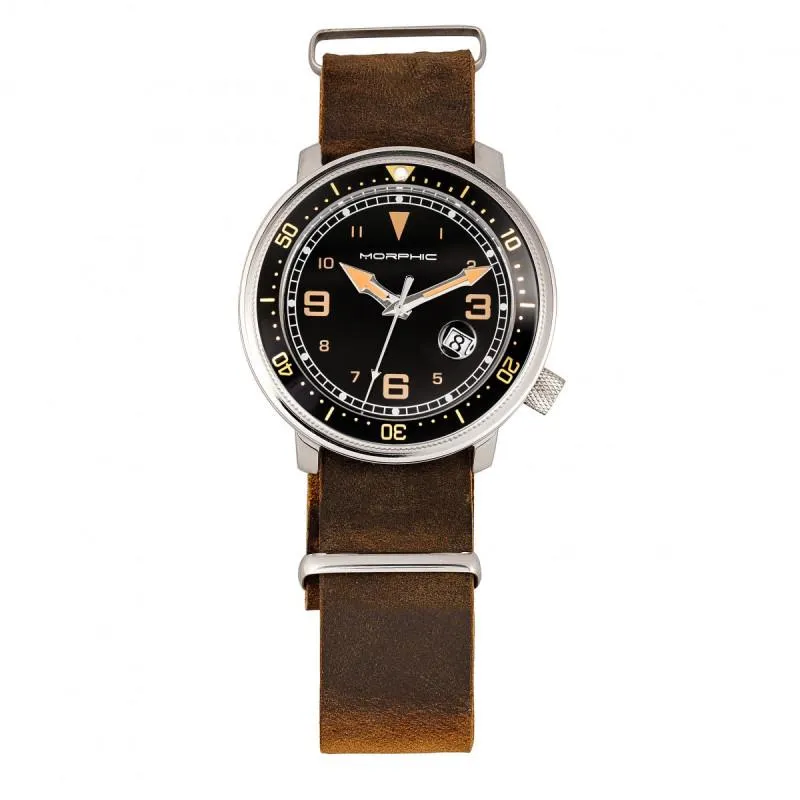 Morphic M74 Series Bracelet Watch w/Magnified Date Display