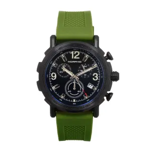 Morphic M93 Series Chronograph Strap Watch w/Date - Green