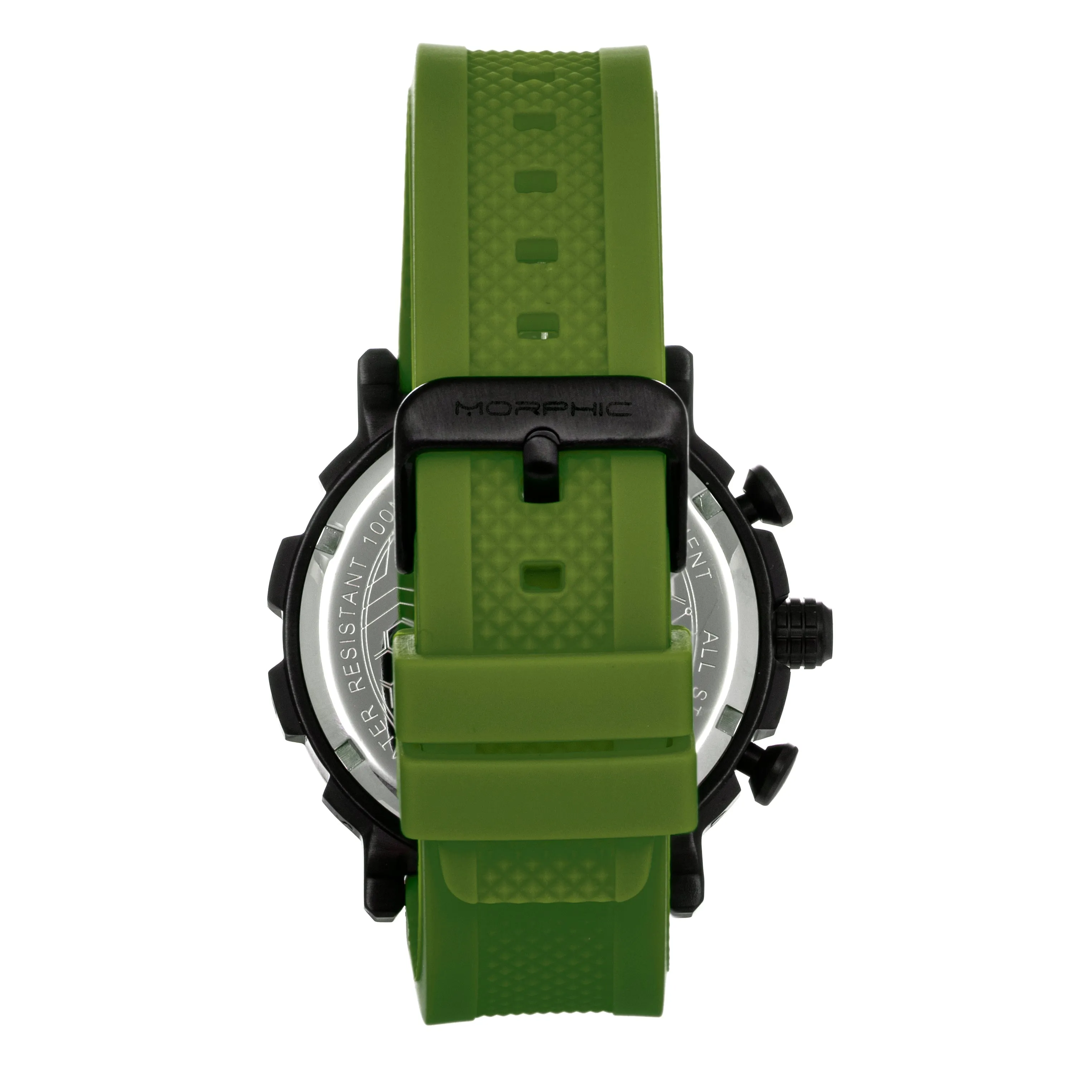 Morphic M93 Series Chronograph Strap Watch w/Date - Green