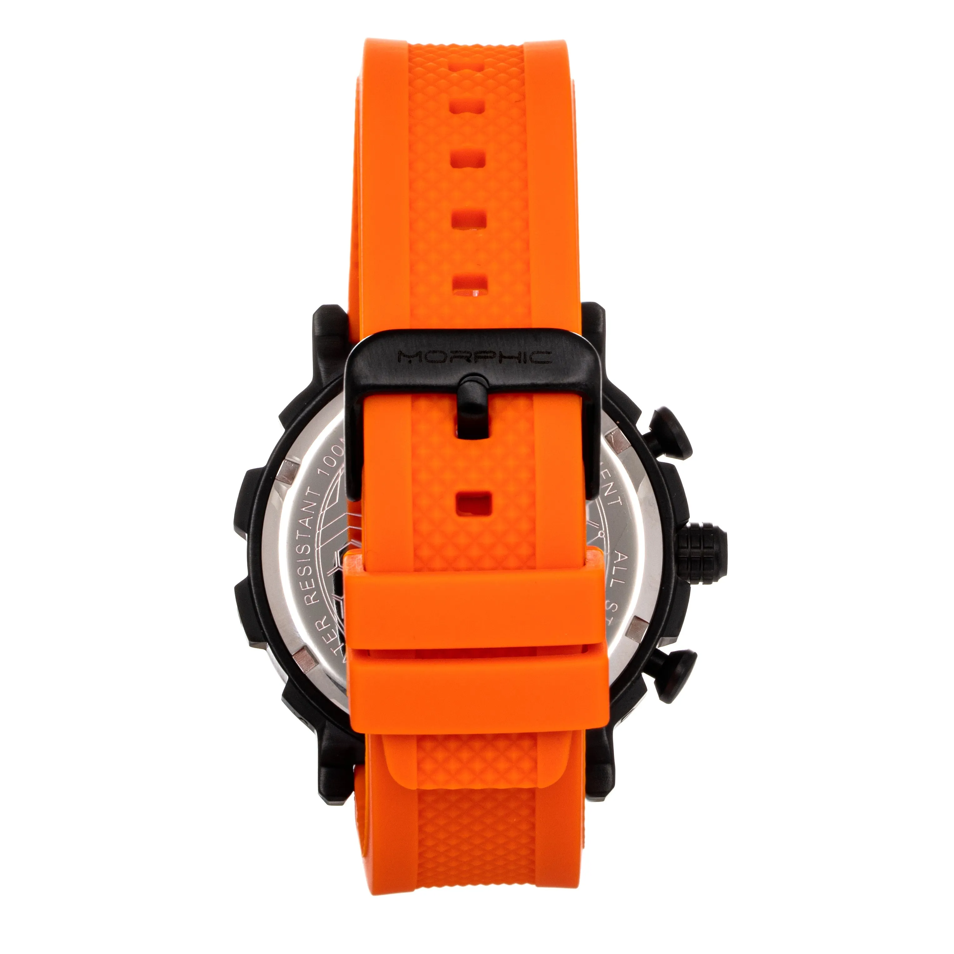 Morphic M93 Series Chronograph Strap Watch w/Date - Orange