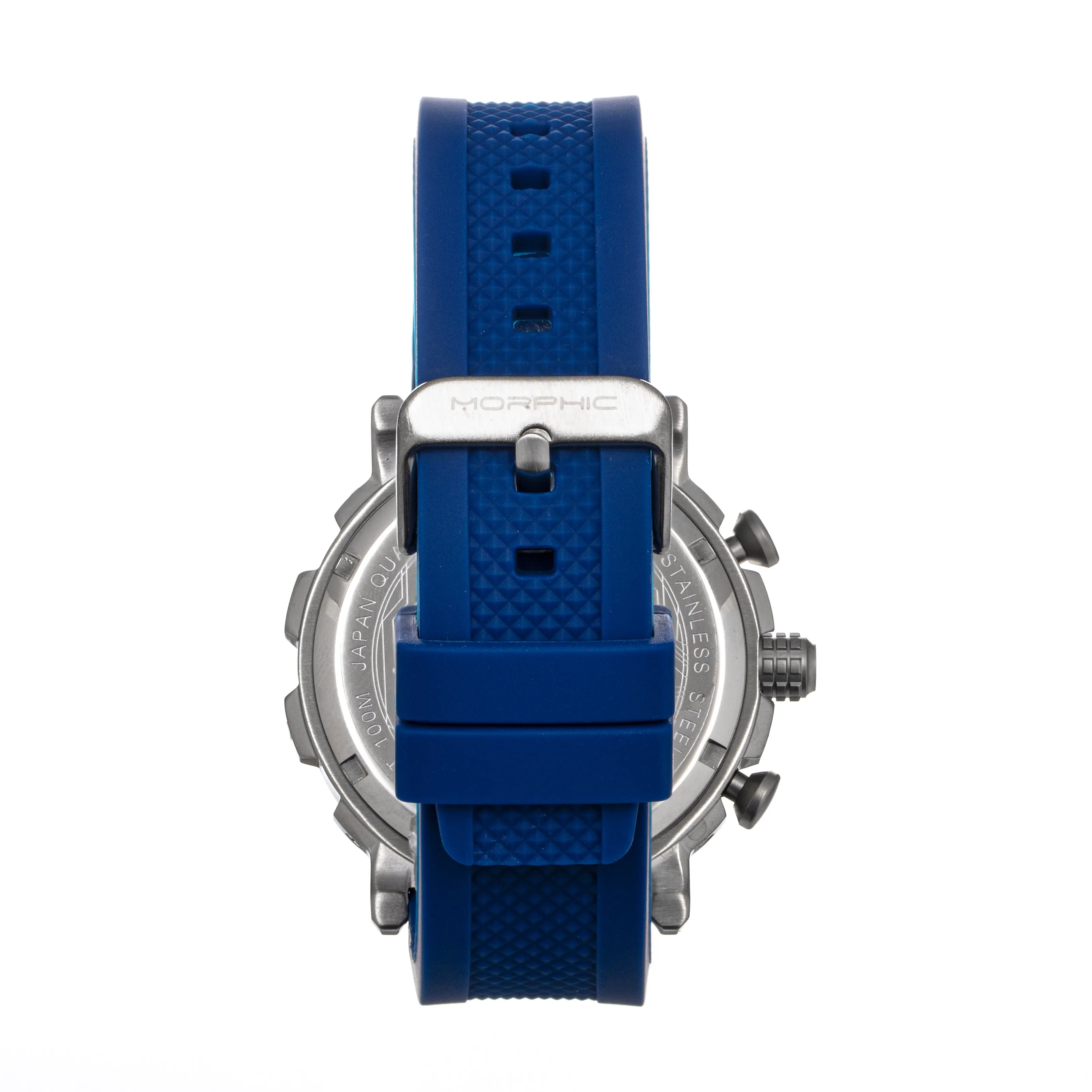Morphic M93 Series Chronograph Strap Watch w/Date - Rose Gold/Black