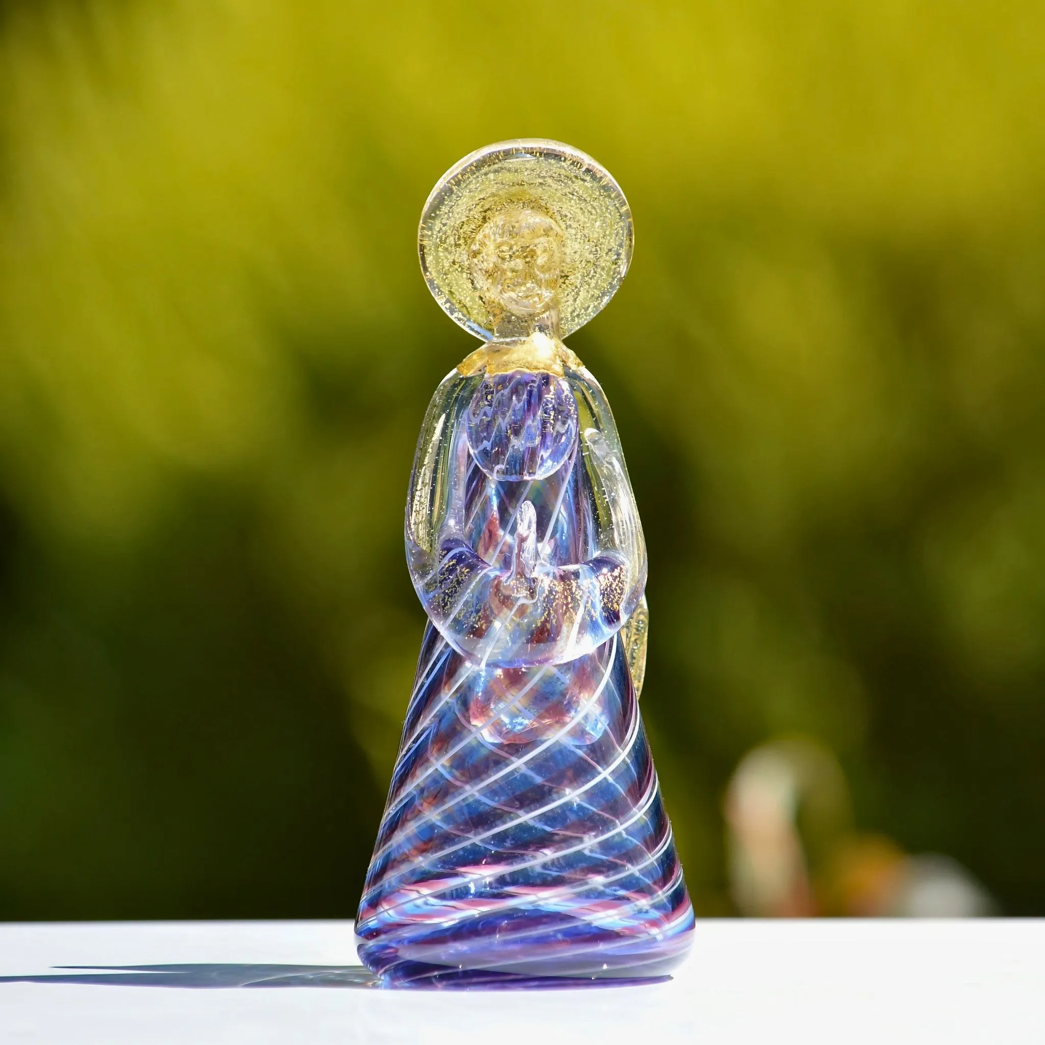 Murano Glass Filigrana Angel,  Made in Italy