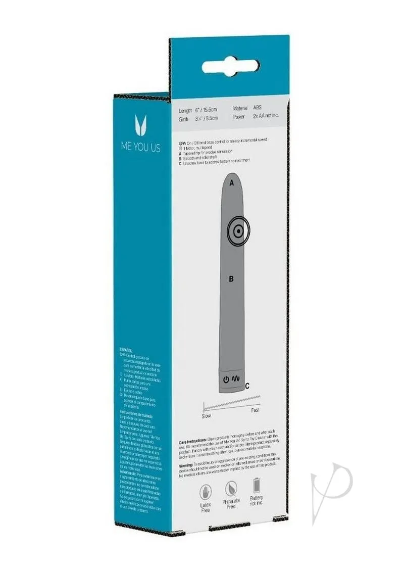 Myu Sensuous Smooth Vibrator Silver Os
