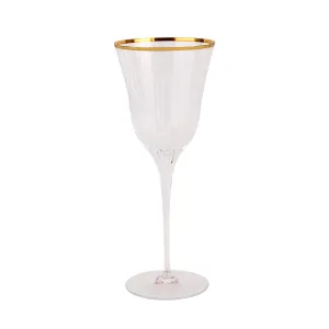Natalia Gold Wine Glass