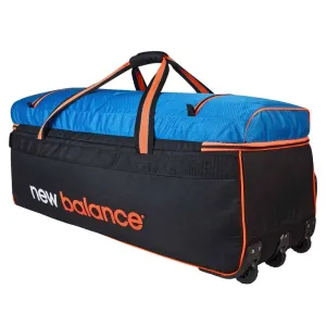 New Balance DC880 Wheelie Black/Blue Cricket Kit Bag