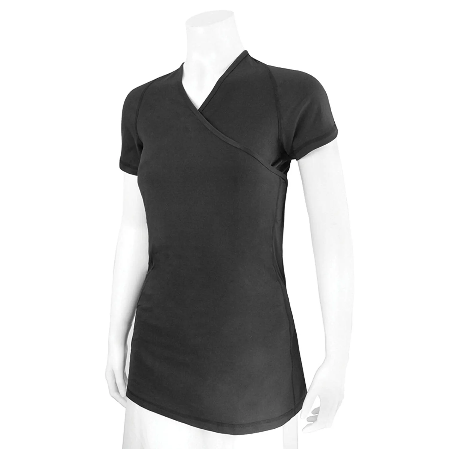 NuRoo Pocket Soft, Breathable, Moisture-Wicking Babywearing Shirt with Full Coverage and Mobility for Moms Practicing Skin-to-Skin Contact XS/S