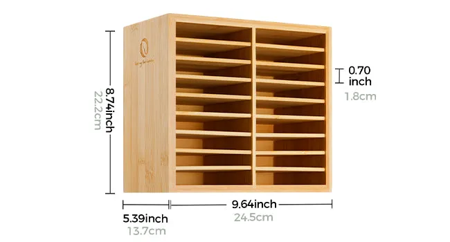 Ohuhu Bamboo Marker Organizer