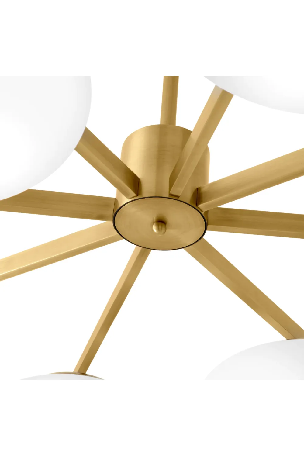 Oval White Glass Chandelier | Eichholtz Evergreen