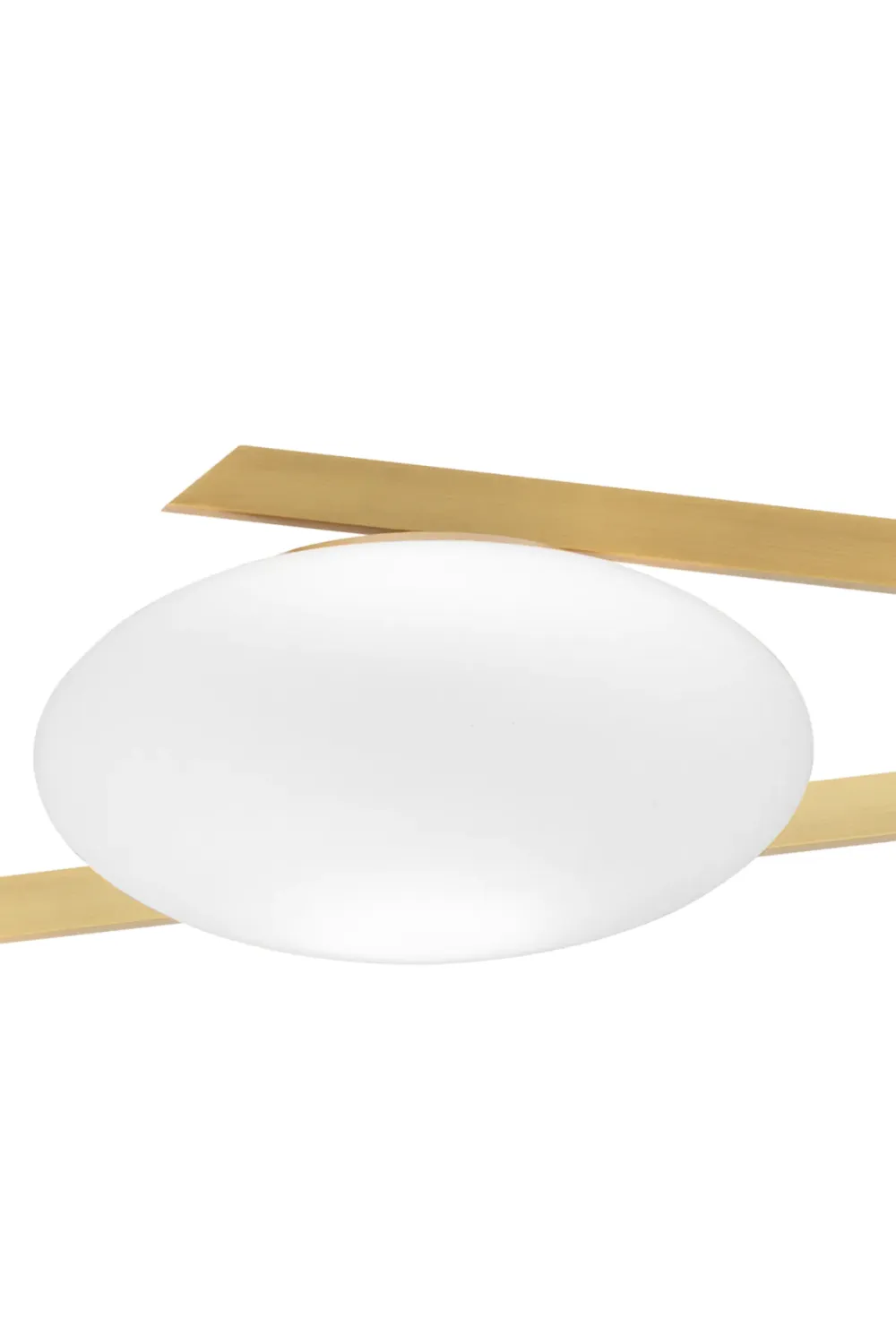 Oval White Glass Chandelier | Eichholtz Evergreen
