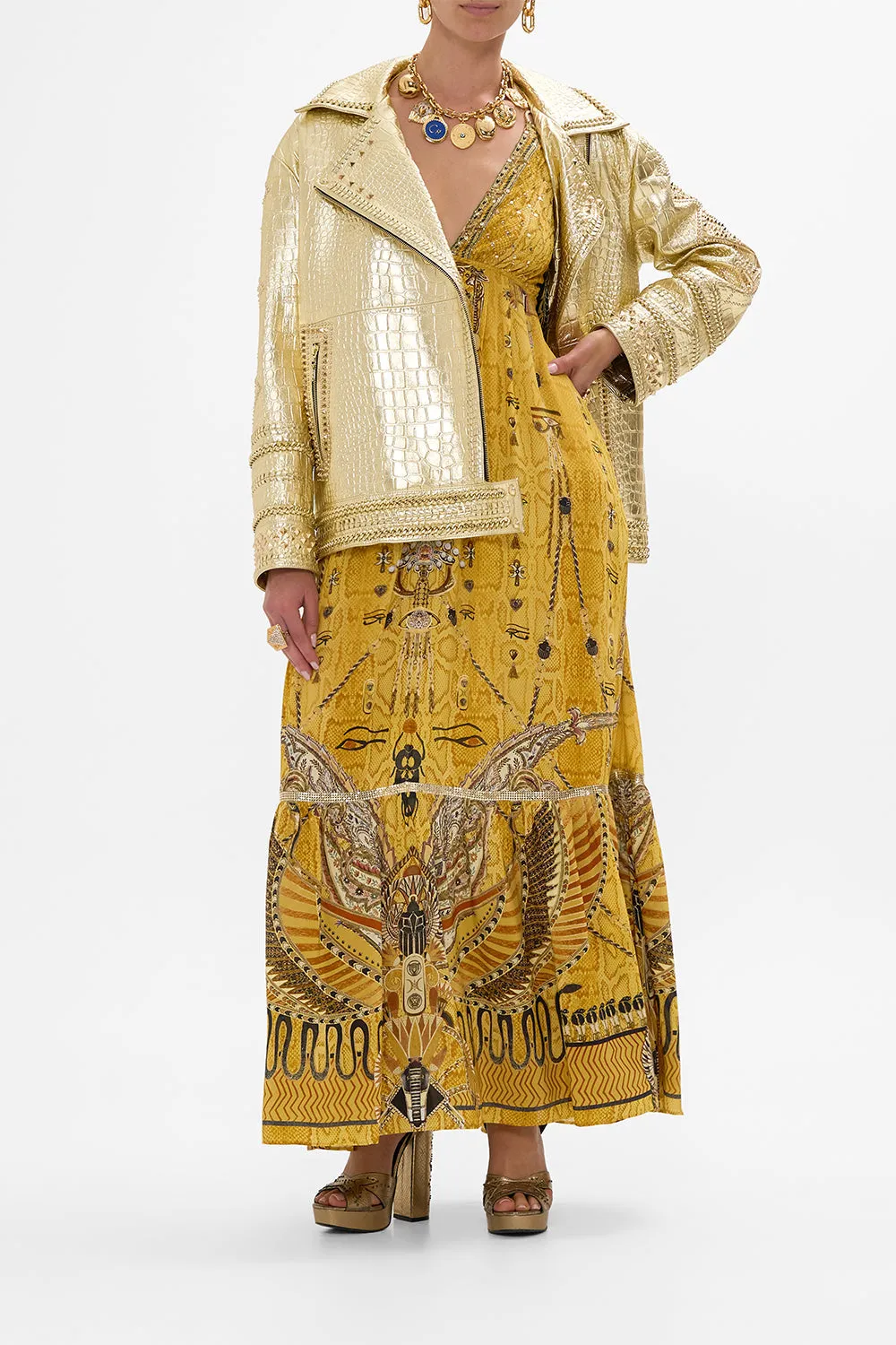 OVERSIZED LEATHER BIKER JACKET VALLEY OF THE KINGS
