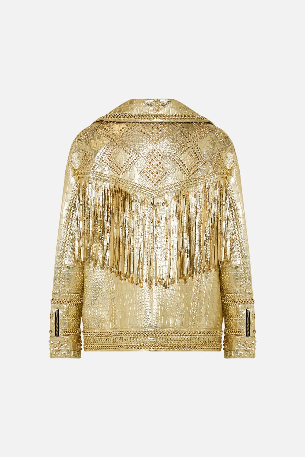 OVERSIZED LEATHER BIKER JACKET VALLEY OF THE KINGS