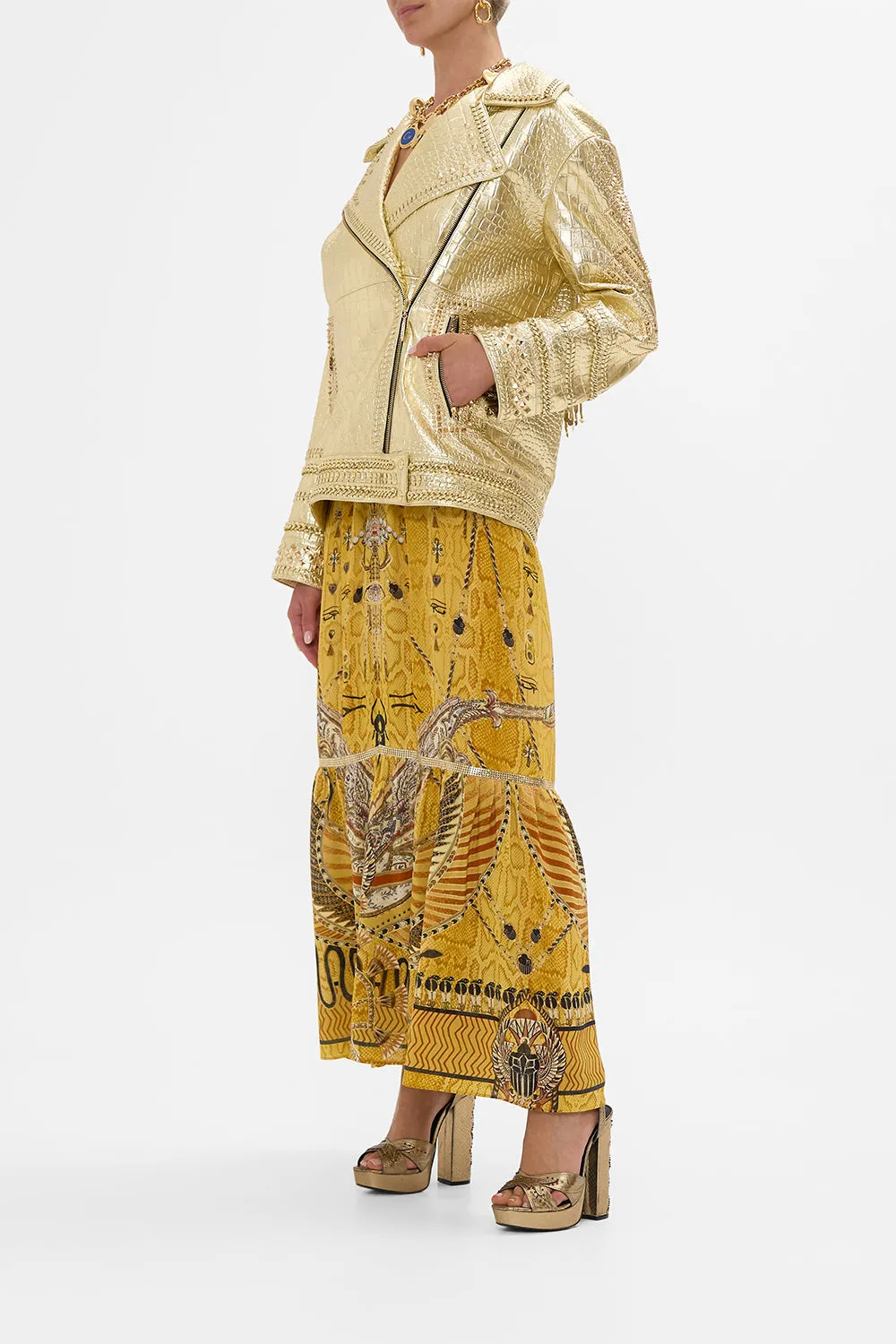 OVERSIZED LEATHER BIKER JACKET VALLEY OF THE KINGS