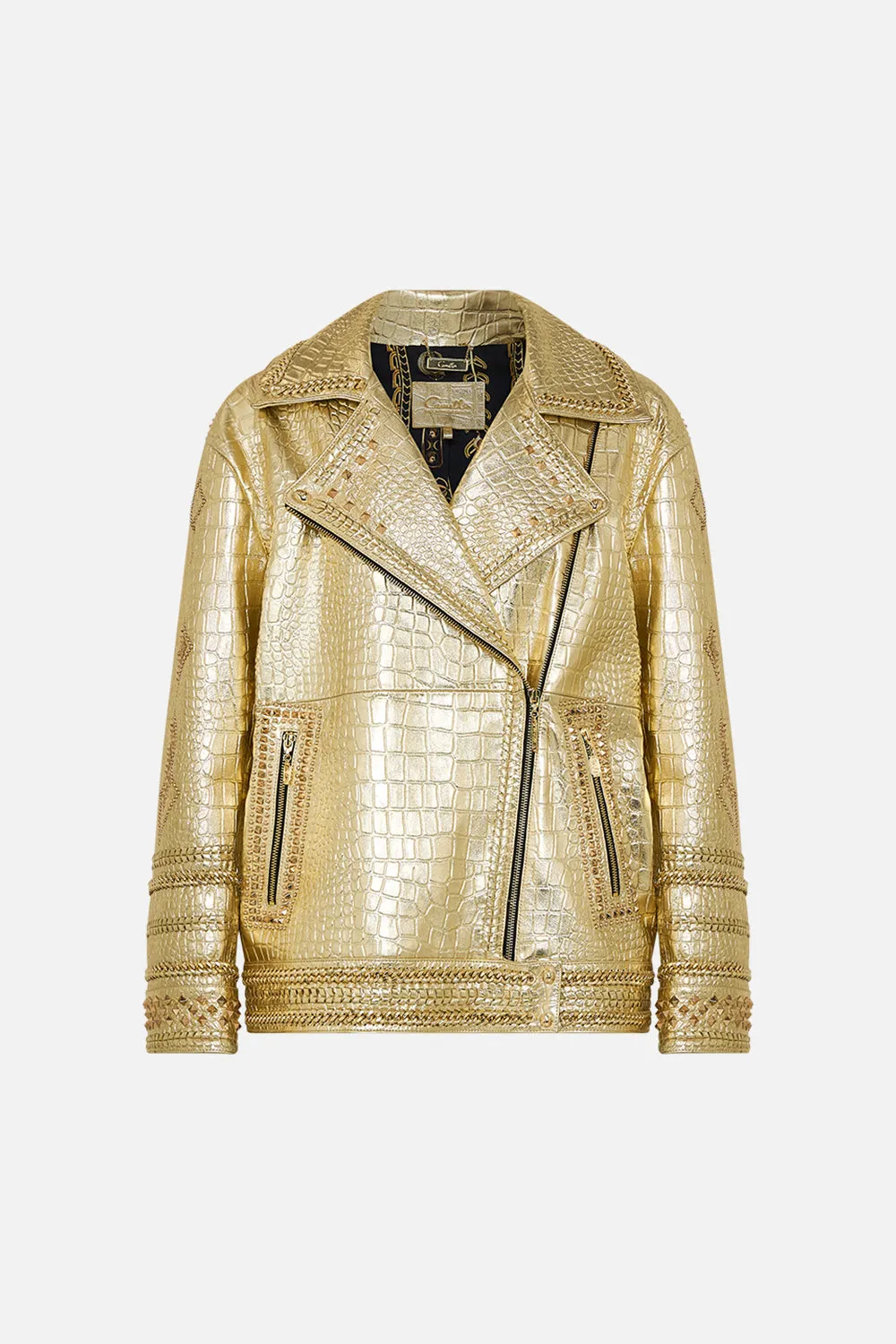 OVERSIZED LEATHER BIKER JACKET VALLEY OF THE KINGS