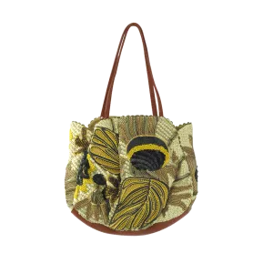 Paeonia Embroidered Bag