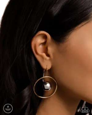 Paparazzi Earring ~ Boldly Balanced - Multi
