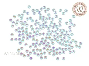 Pastel Blue Luminous Round Flatback Crystal (ss6-ss20)