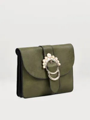 Pearl Buckled Bag