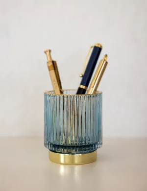 Pen Organiser - Casper Blue Glass
