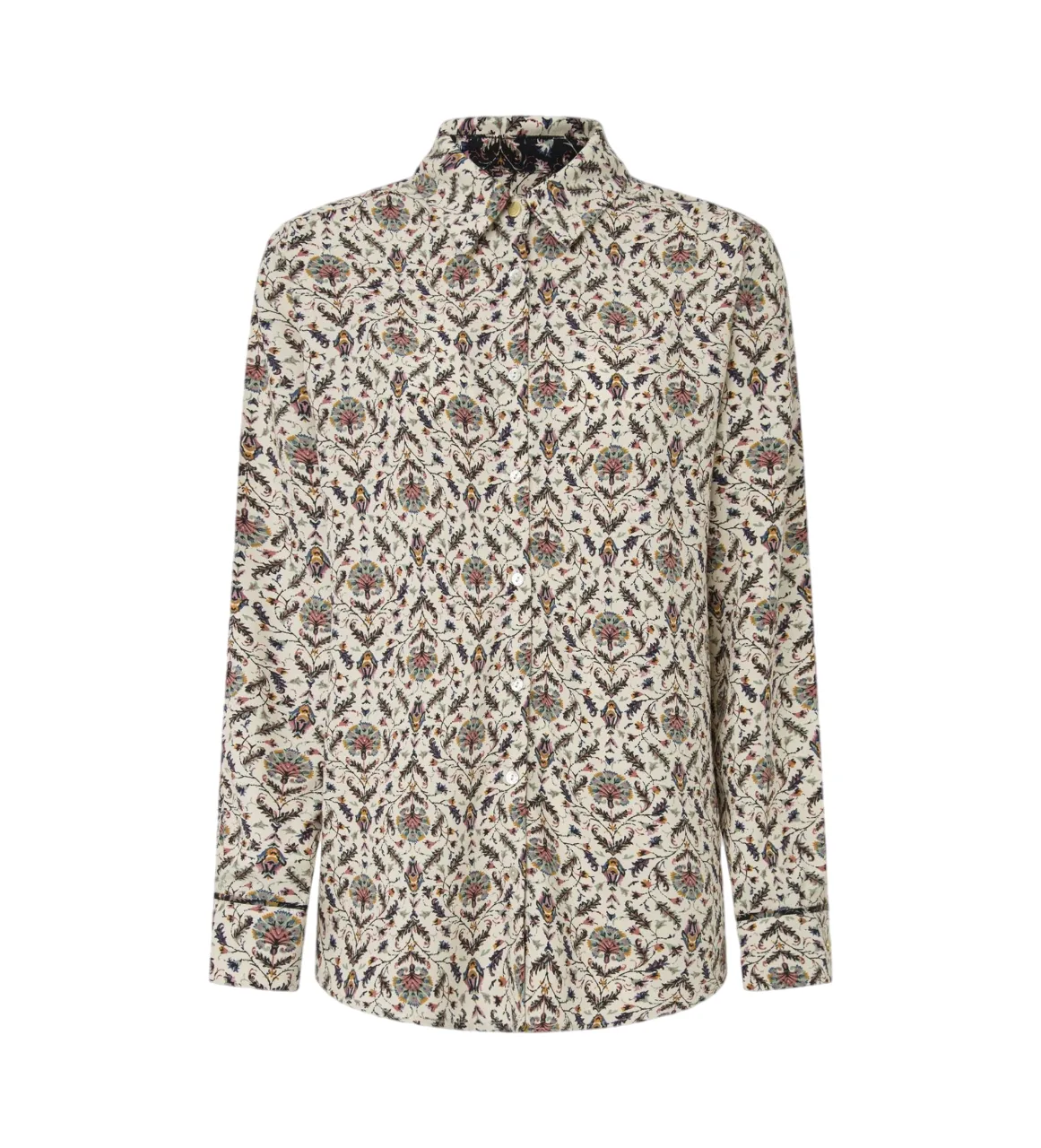 Pepe Jeans camicia manica lunga da donna Passion PL304949 814 ecru