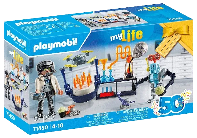 Playmobil 50th Anniversary Gift Set Researchers with Robots