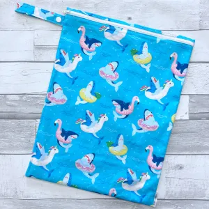 Pool Floaty Sharks Wet Bag